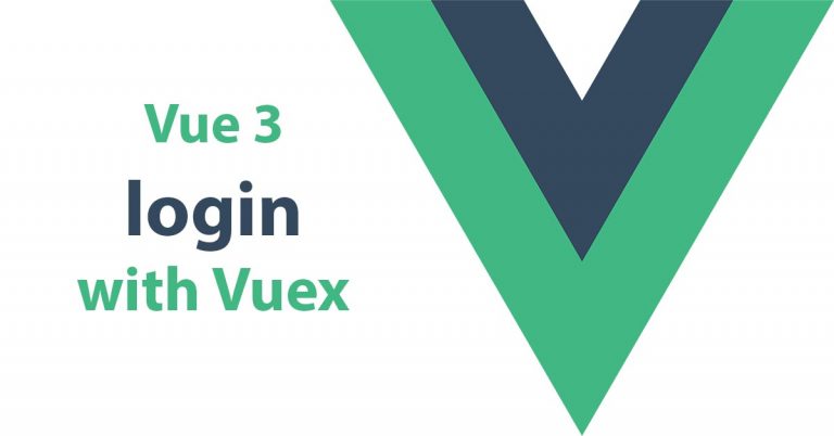 Vue 3 login with Vuex