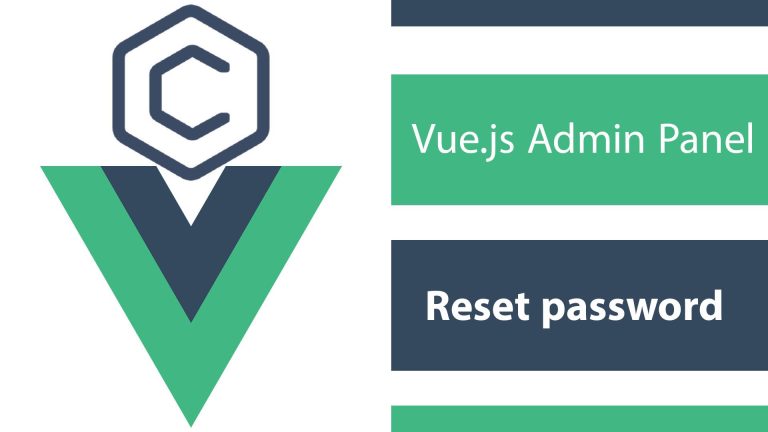 Vue.js Admin Panel Tutorial | Reset Password