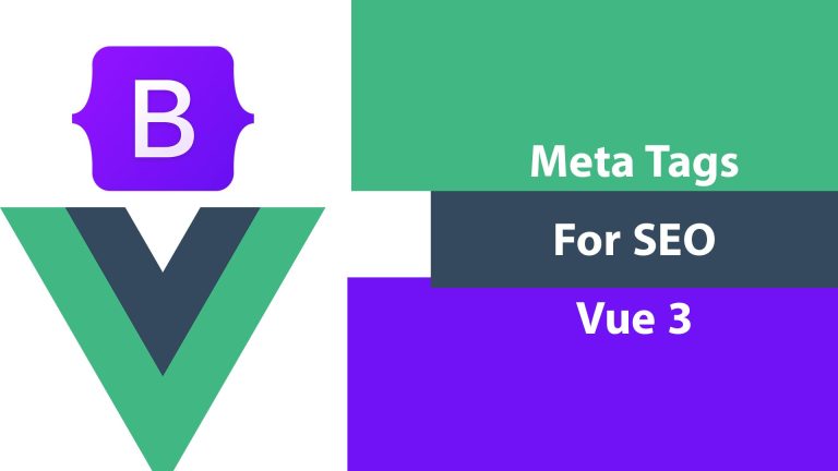 Meta tags for vue 3 app