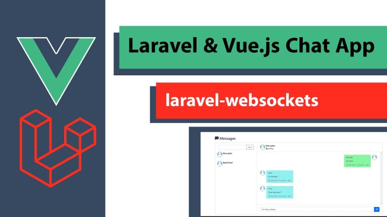 Building Laravel & Vue.js Chat App