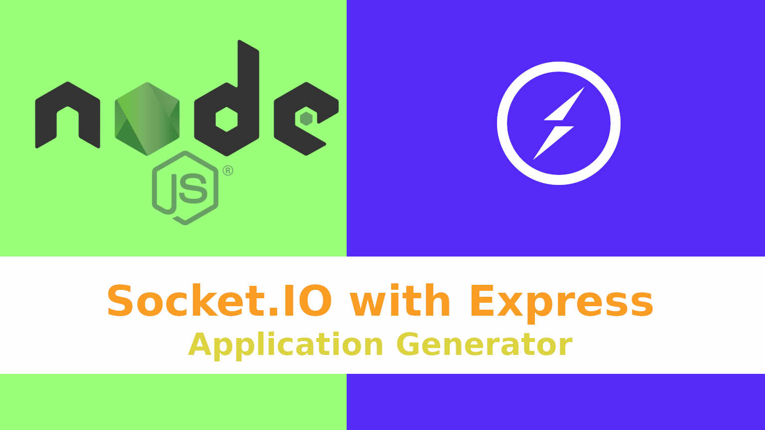 How To Setup Socket.IO with Express Application Generator